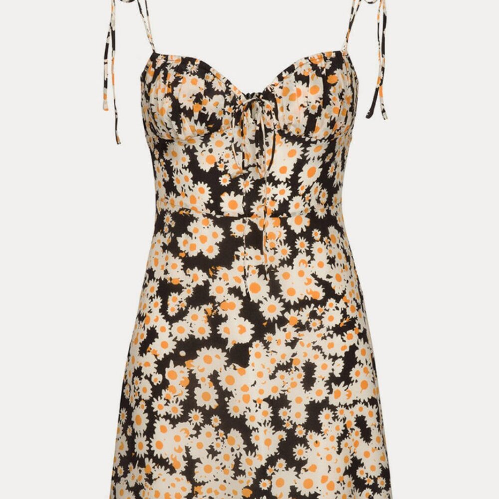 Realisation Par The Devon Flower Power Bustier Dress